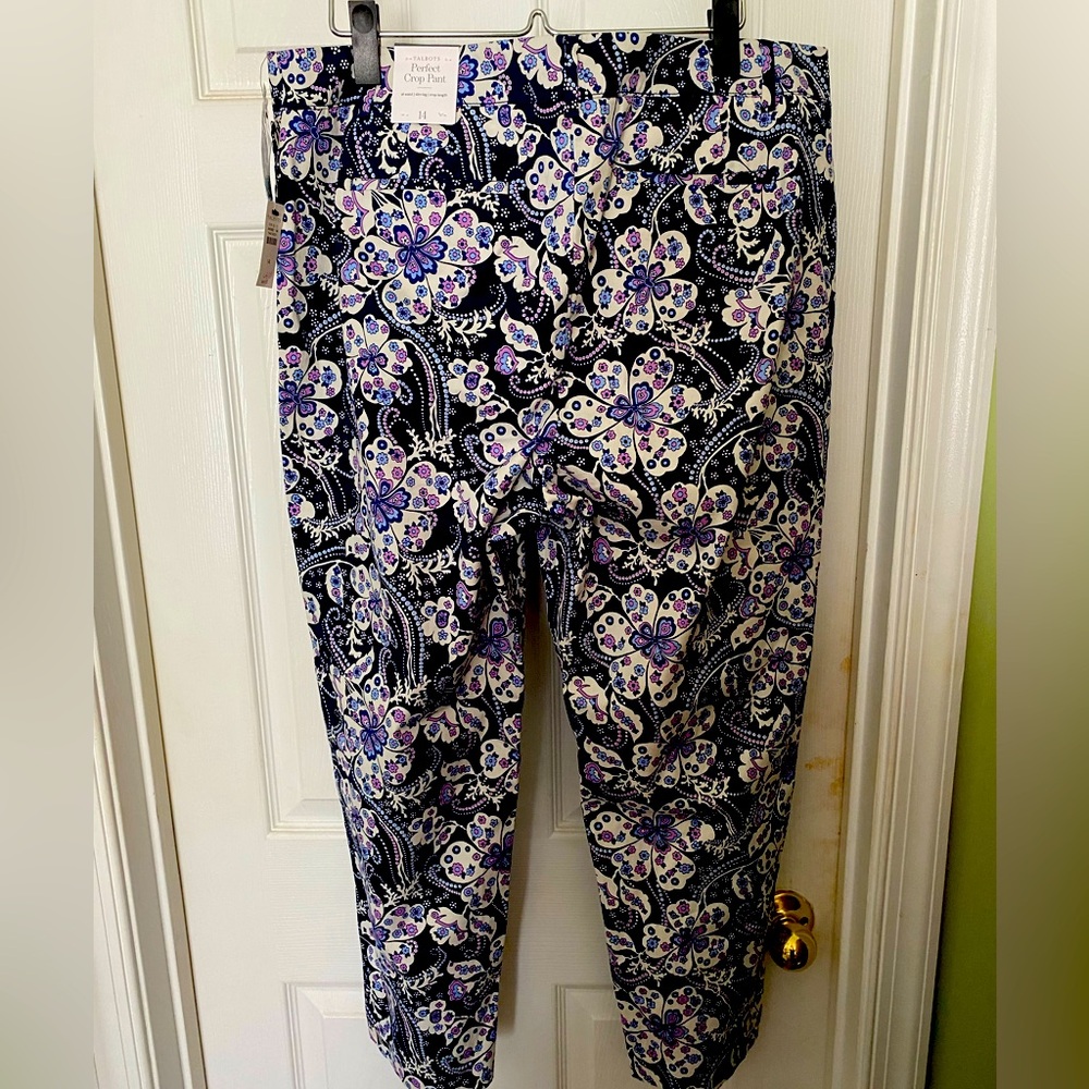 NWT Talbots Perfect Crop Pants